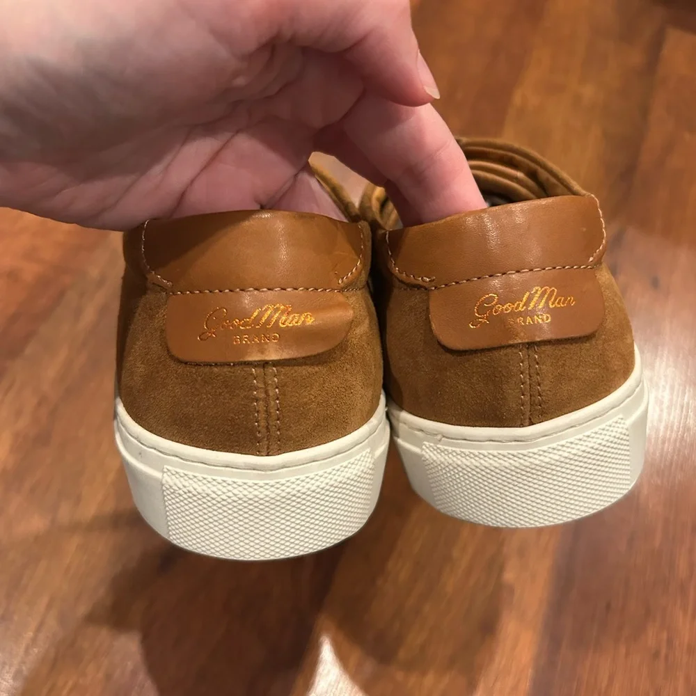 The Good Man Brand Edge Low Top In Suede Size 9 Brand New Brown Snuff Men’s - Picture 7 of 7